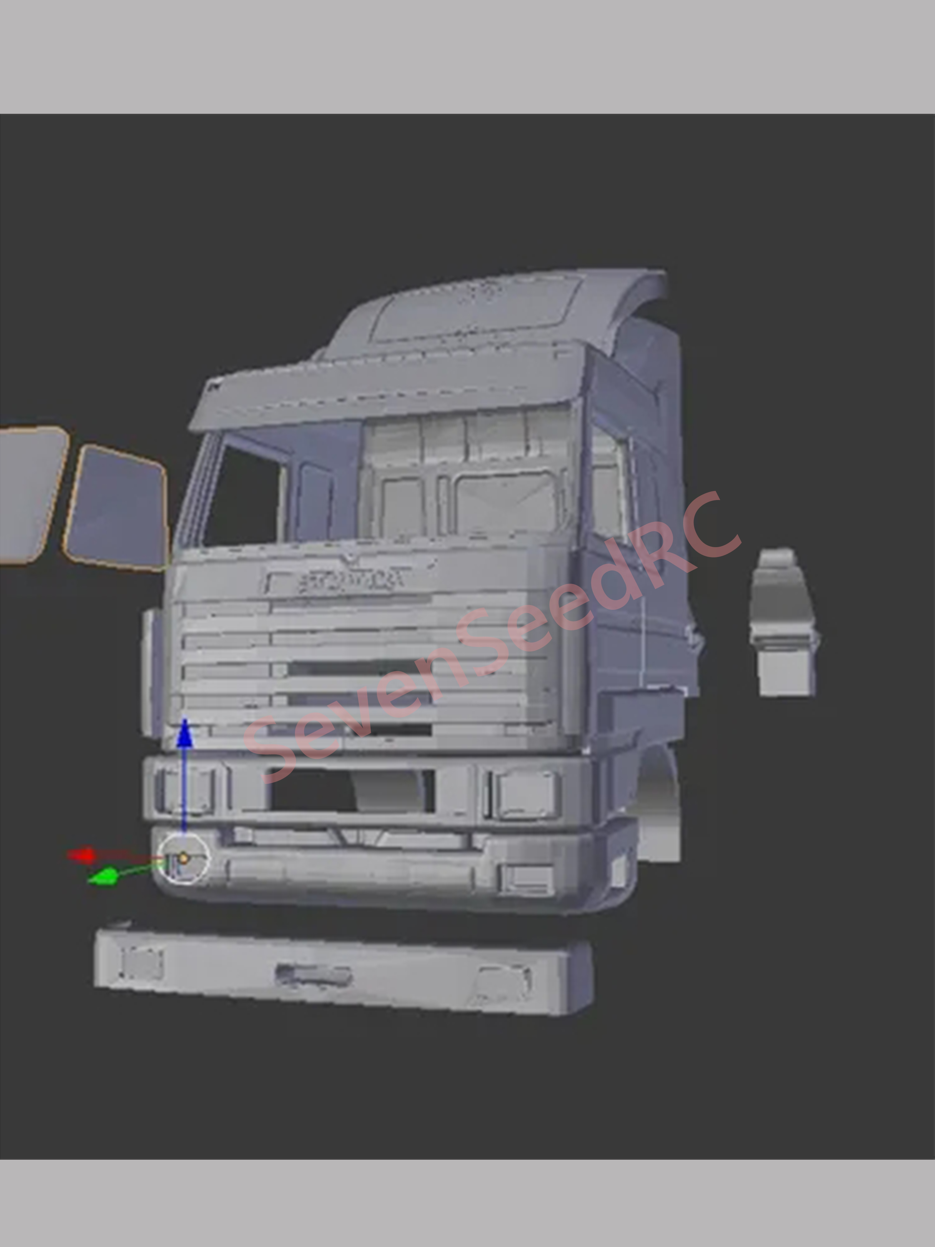 Model Kit Tamiya - 3d Printed Truck Cab Kit scania