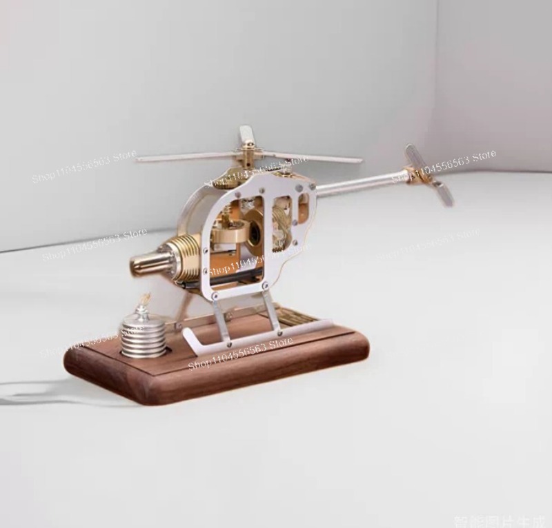 Model Kit Engine - Mini Stirling Engine Helicopter Model Kit