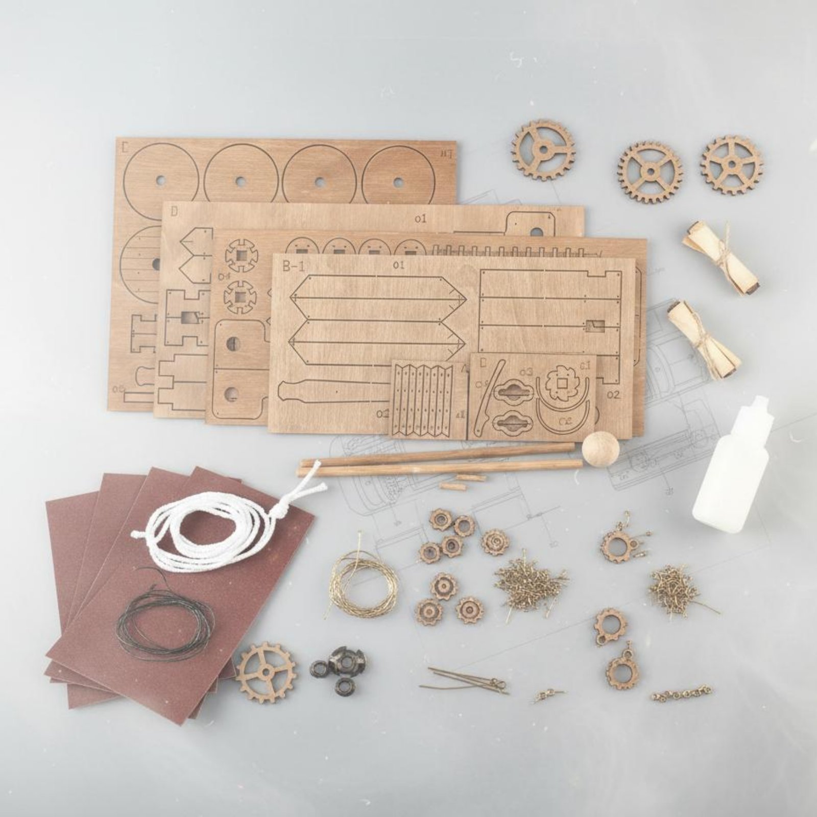 Model Kit Engine - Twisting Siege Engine Assembly Toy Desktop