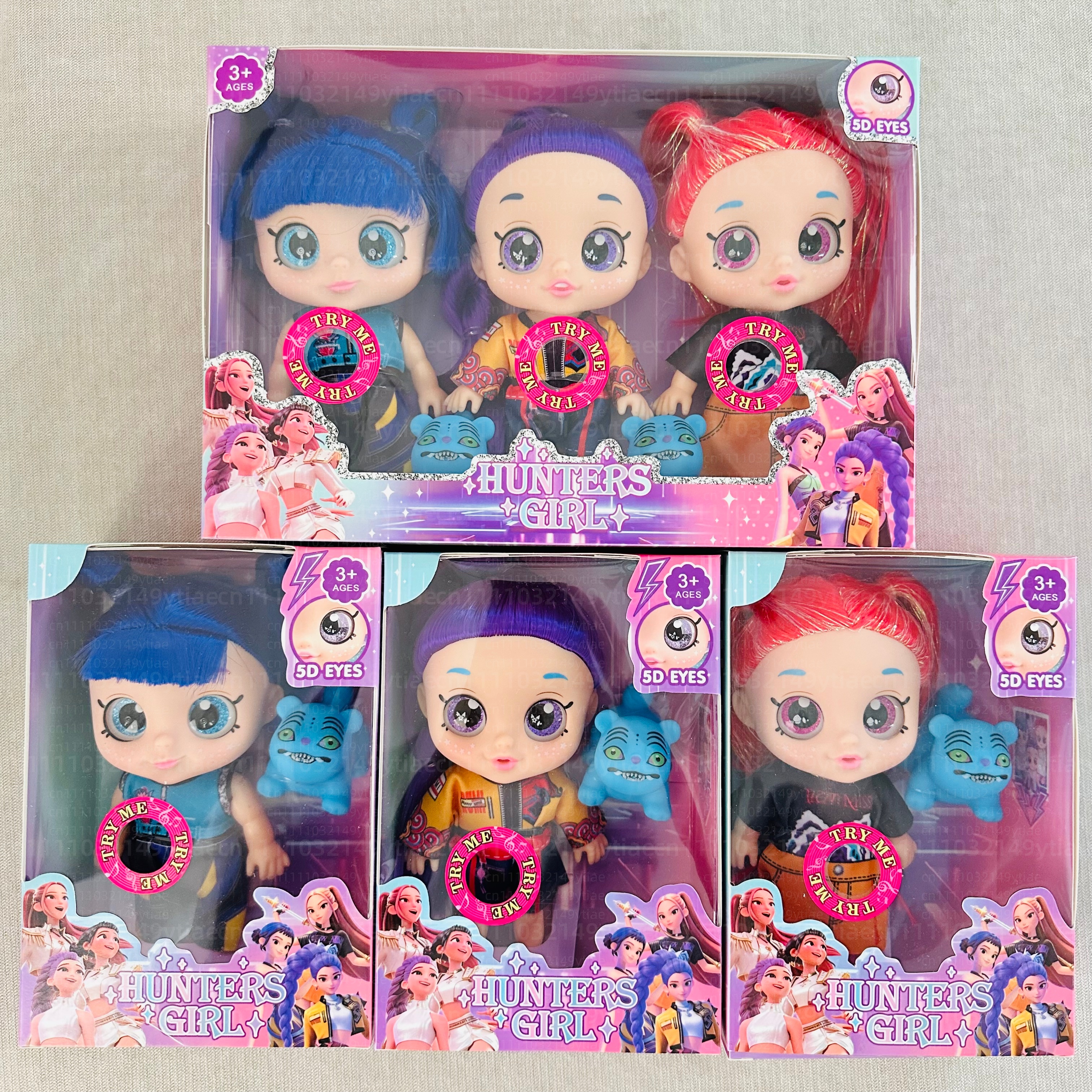 Model Kit Plastic - Anime Gilrs Lumi Mila Zoi K-pop
