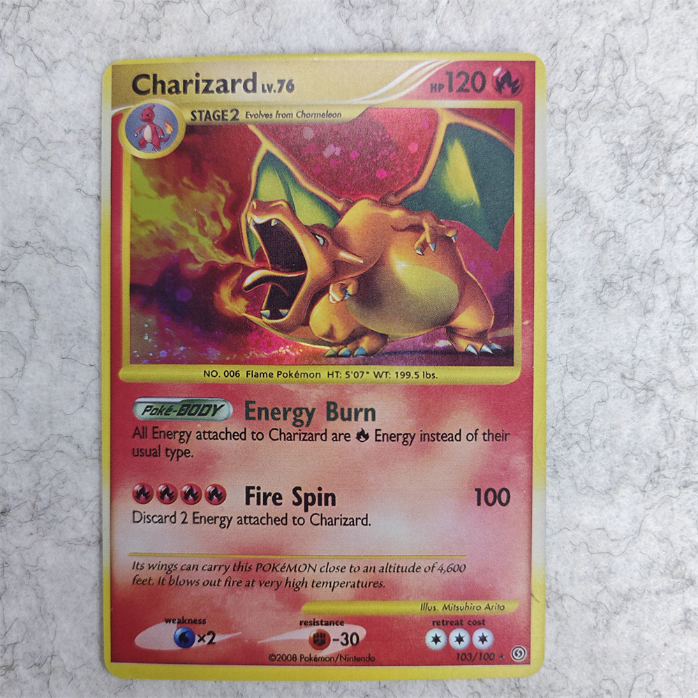 Model Kit Plastic - PTCG Charizard Cards Shining Local Laser
