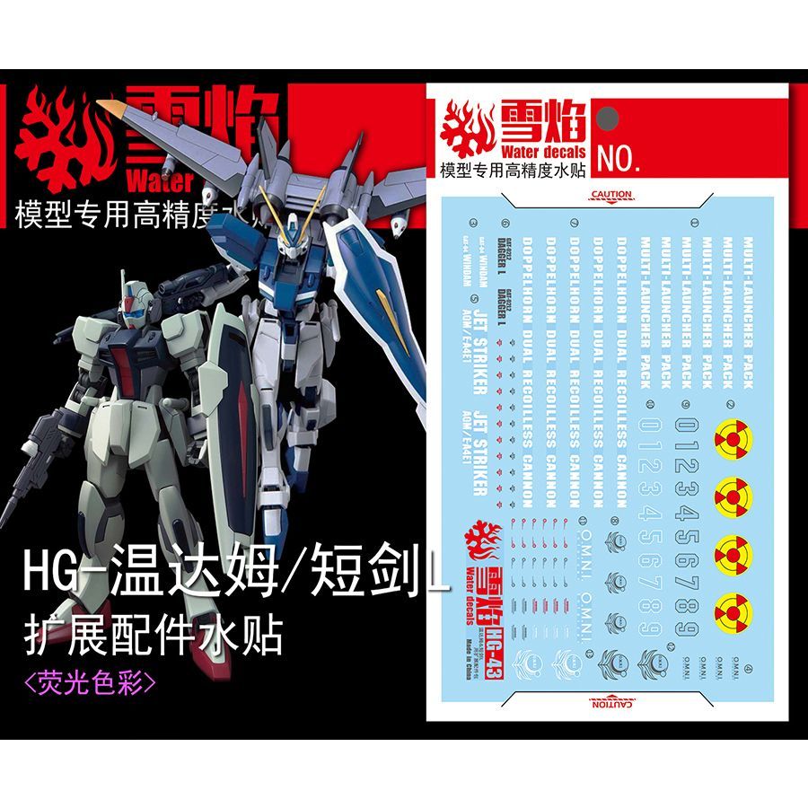 Model Kit Mecha - Model Decals High Precision Fluorescent Water