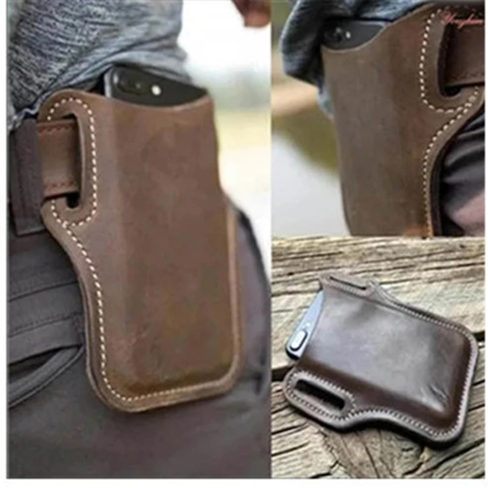 waist cell phone bag Leather C - Hobby Knife Blade ulasan dan harga