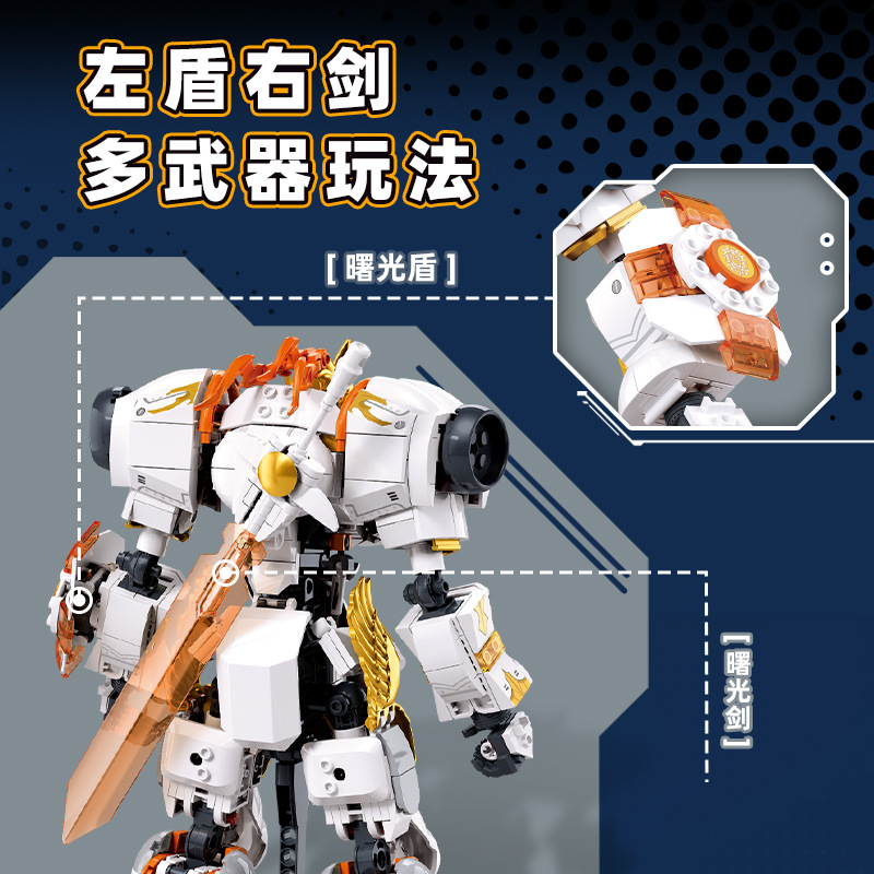 Xiao Luban B1563 building bloc - Model Kit Mecha ulasan dan harga