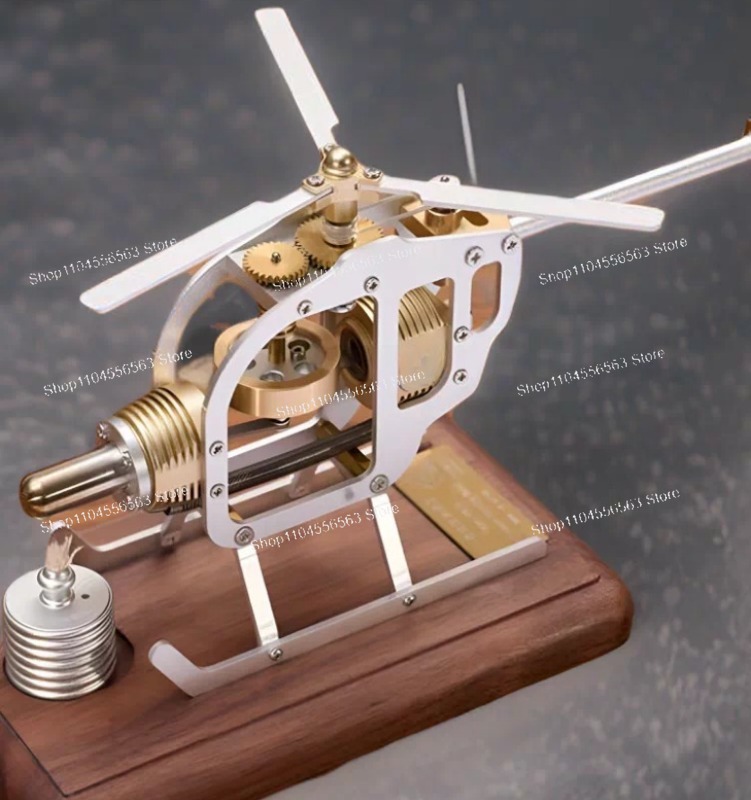 Mini Stirling Engine Helicopte - Model Kit Engine ulasan dan harga