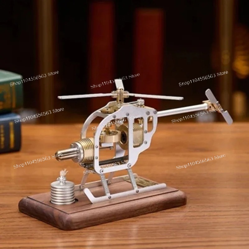 Mini Stirling Engine Helicopte - Model Kit Engine ulasan dan harga