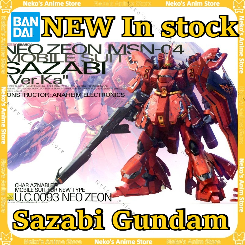In Stock BANDAI MG 1/100 Sazab - Model Kit Gundam Mg ulasan dan harga