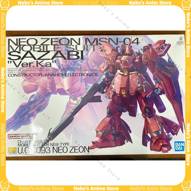 In Stock BANDAI MG 1/100 Sazab - Model Kit Gundam Mg ulasan dan harga