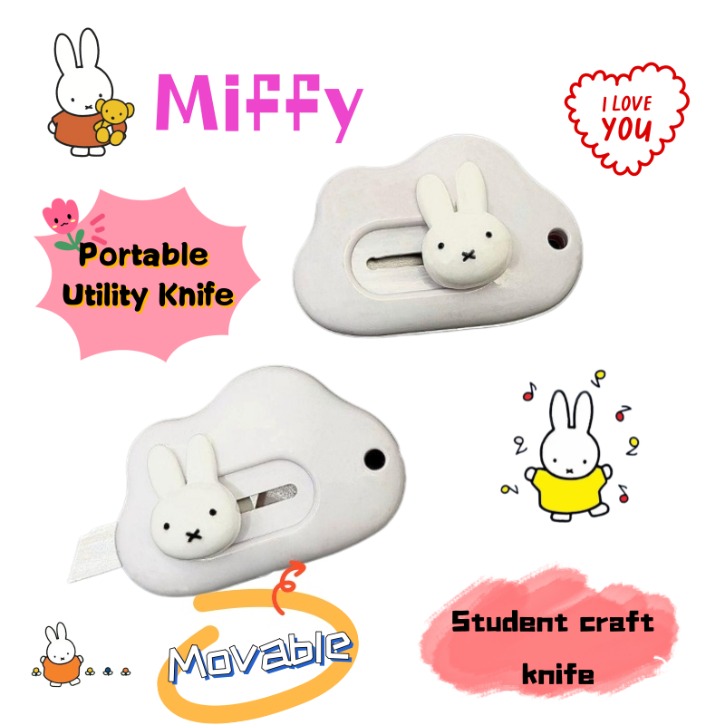 Miffy rabbit art knife creativ - Model Kit Plastic ulasan dan harga