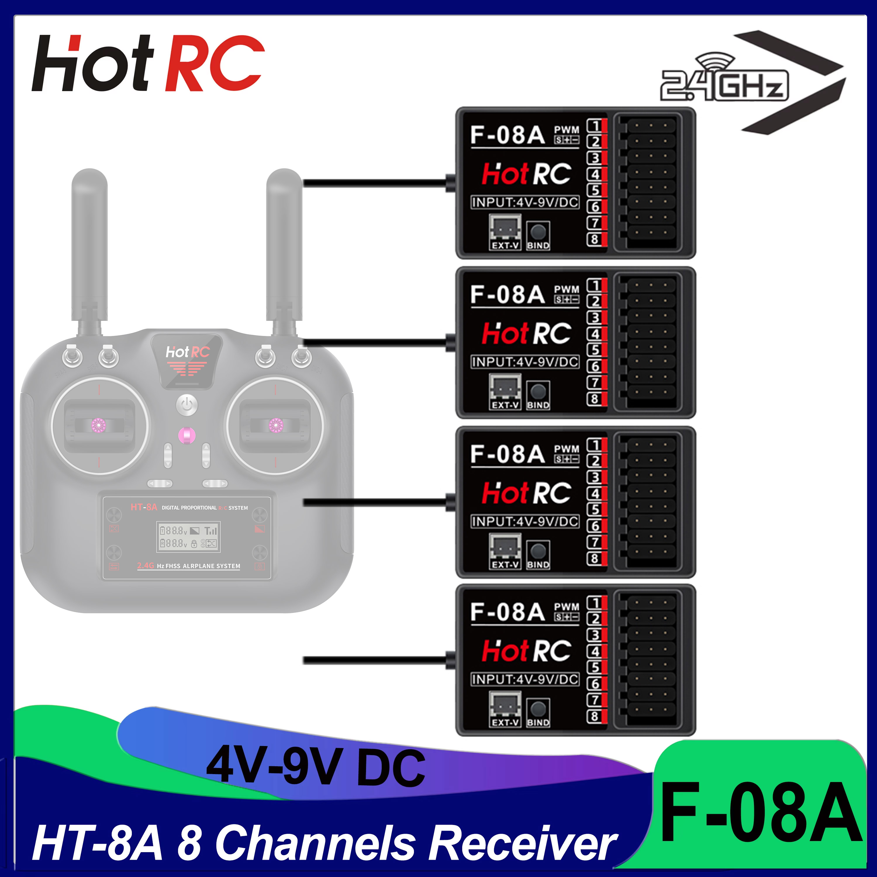 HOTRC RC Model Parts 8 Channel - Model Kit Plastic ulasan dan harga