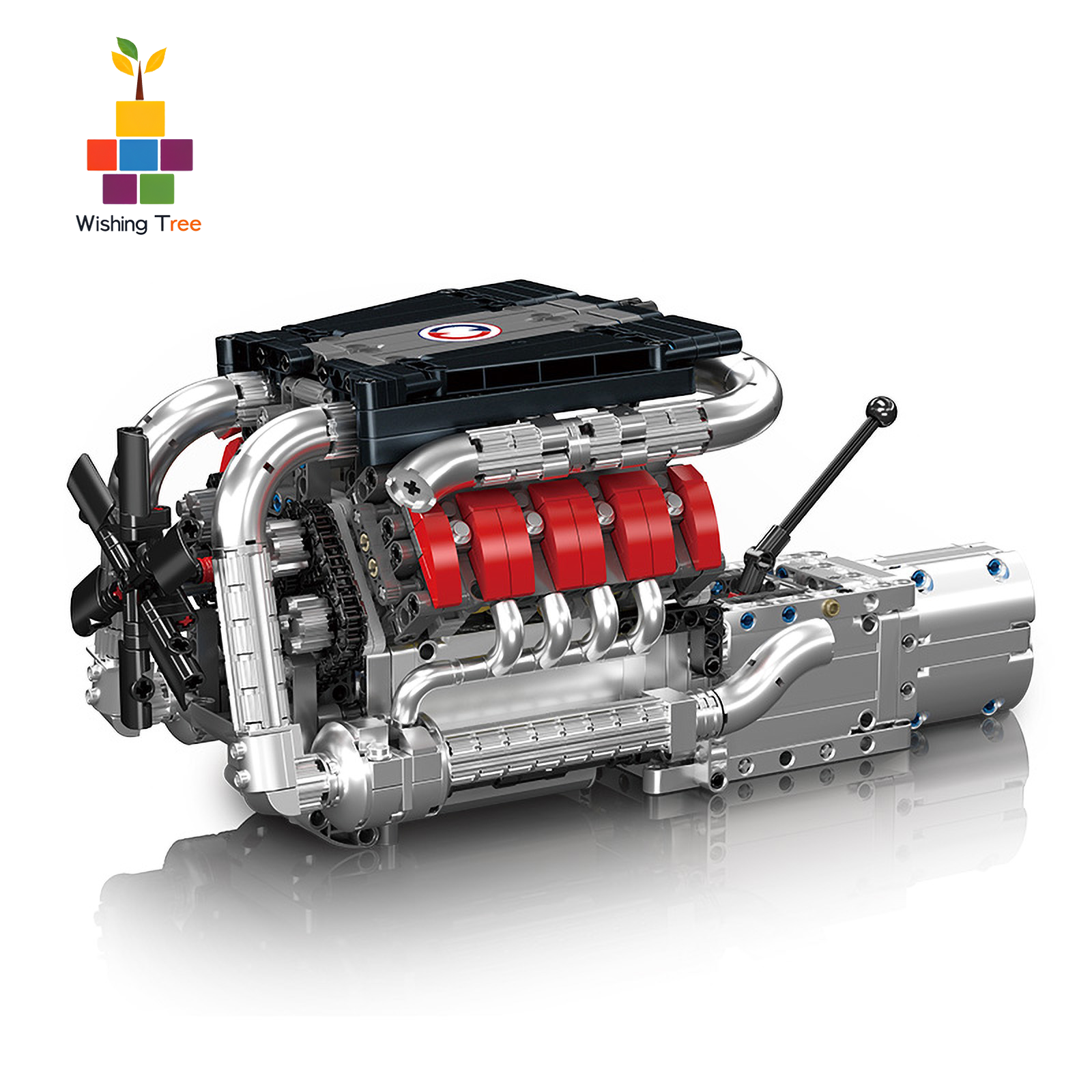 Mould King 10203 MB Merc V8 En - Model Kit Engine ulasan dan harga