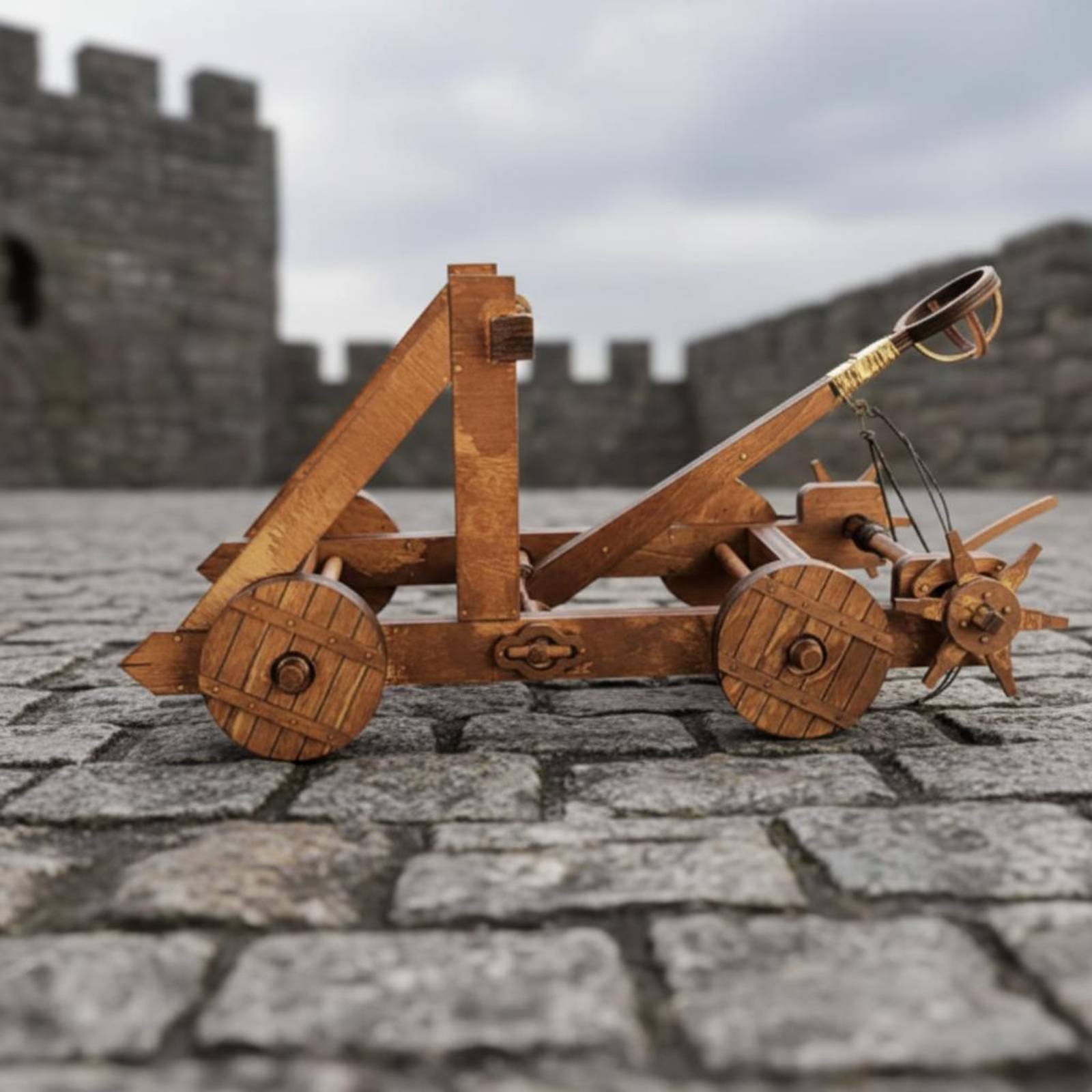 Twisting Siege Engine Assembly - Model Kit Engine ulasan dan harga