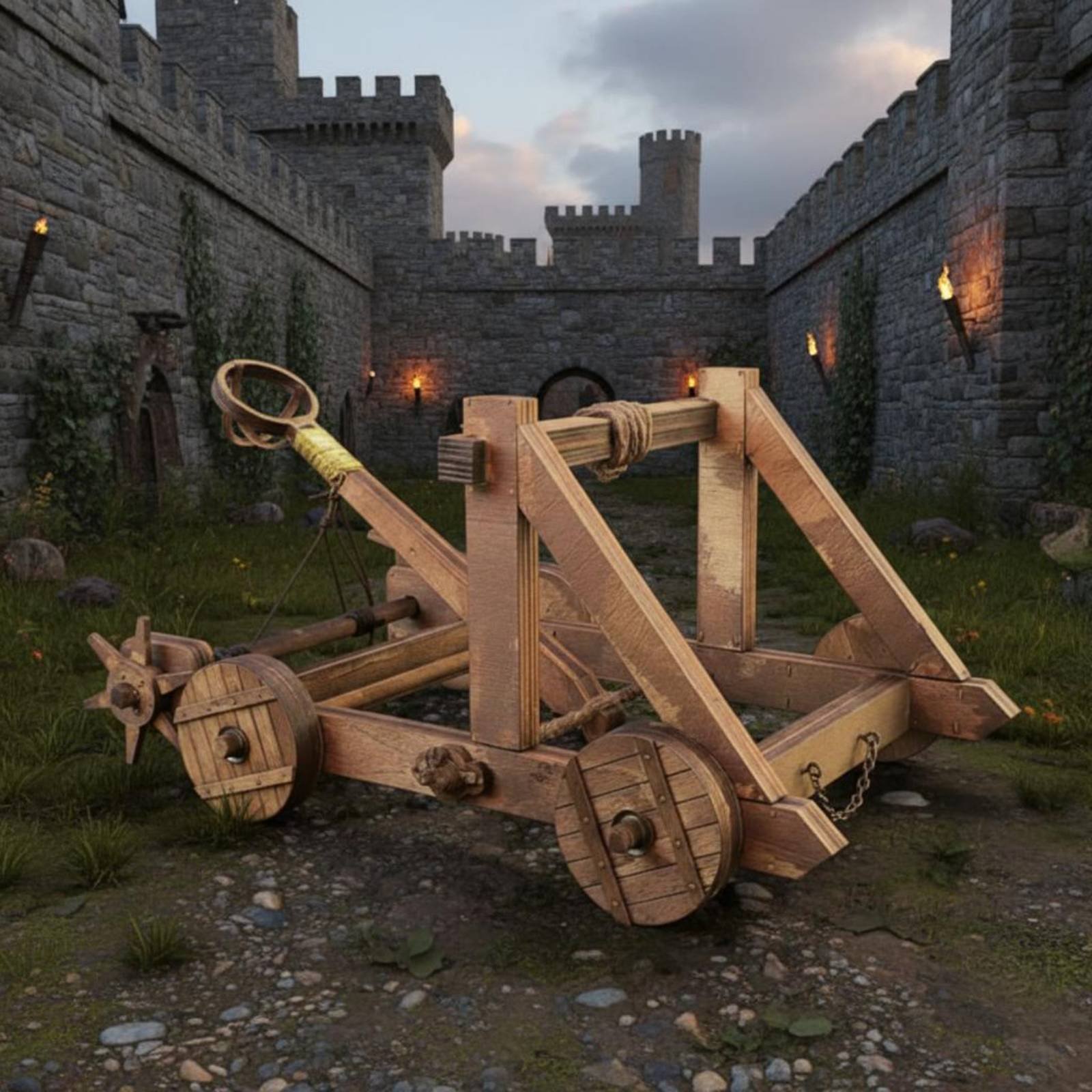 Twisting Siege Engine Assembly - Model Kit Engine ulasan dan harga