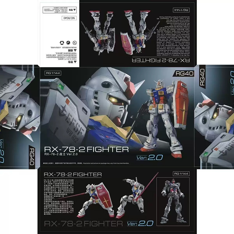 RG 1/144 RX-78-2 2.0 G3 Ver. A - Model Kit Gundam Mg ulasan dan harga