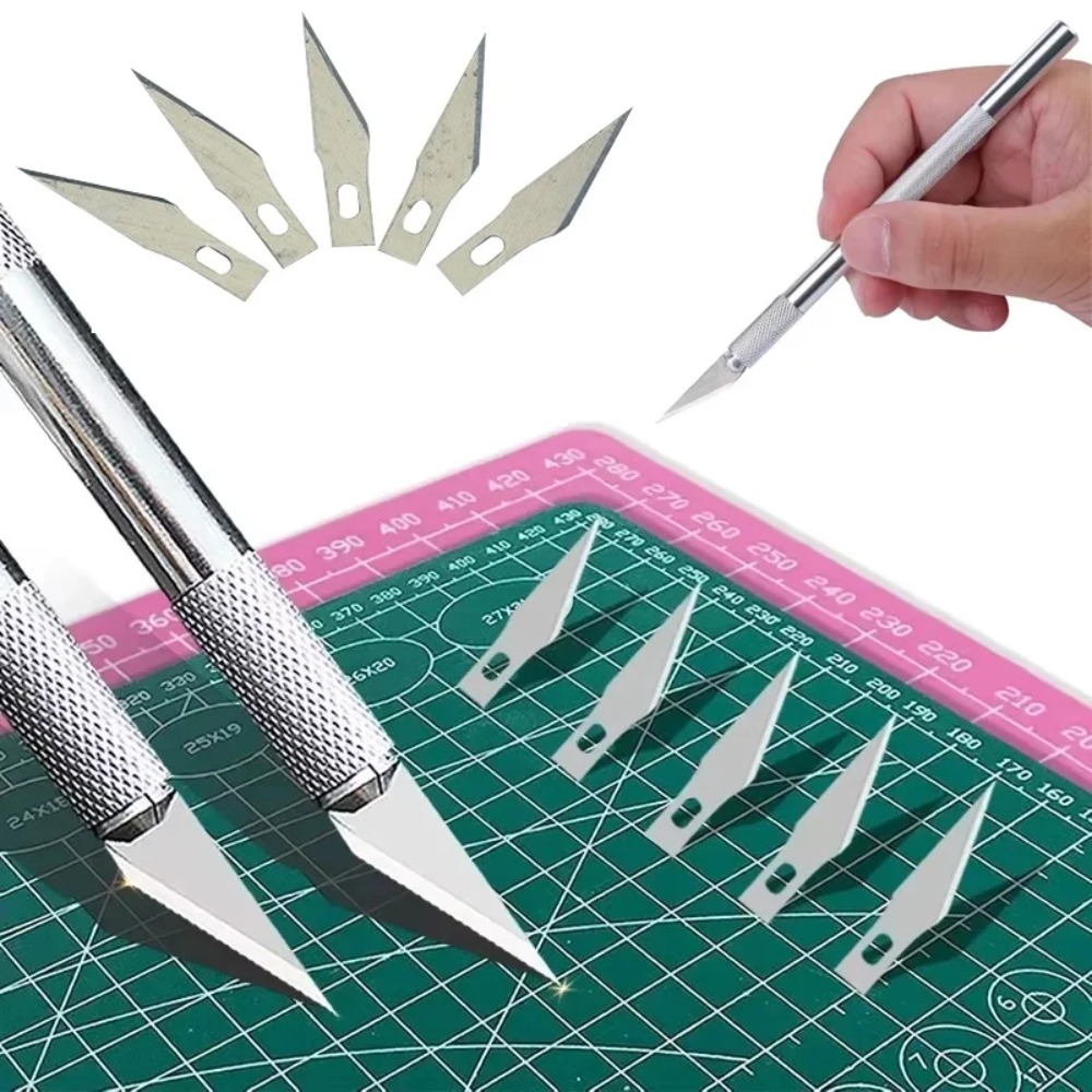 Non-Slip Metal Scalpel Knife T - Hobby Knife Blade ulasan dan harga