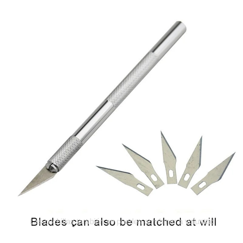 Non-Slip Metal Scalpel Knife T - Hobby Knife Blade ulasan dan harga
