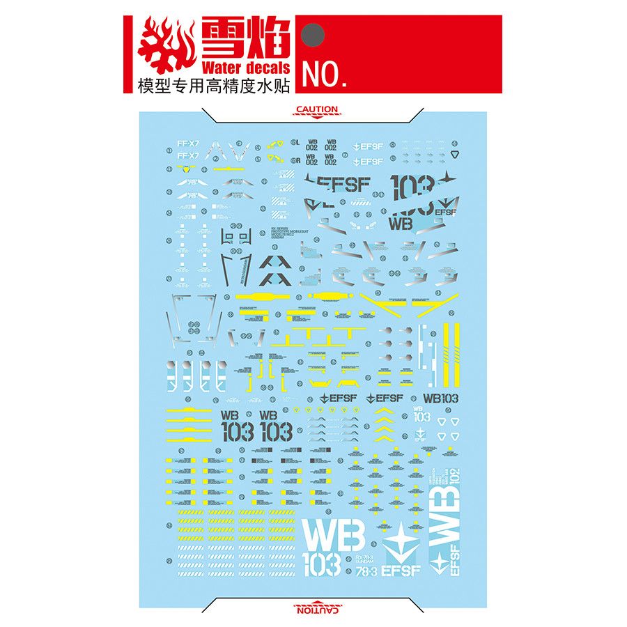 Model Decals  Studio PGU RX-78 - Model Kit Mecha ulasan dan harga