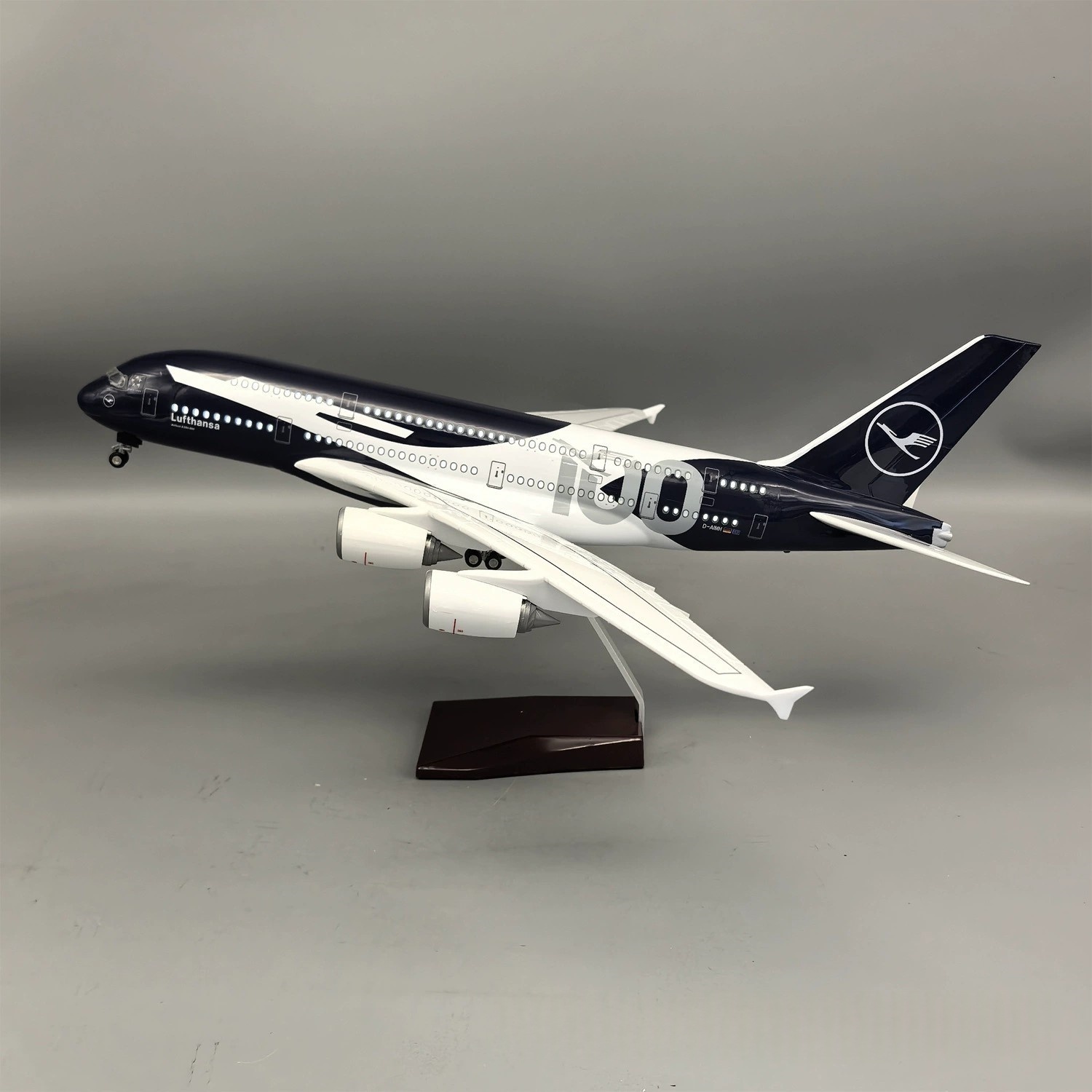 New 45cm Lufthansa A380 100 Ye - Model Kit Airplane ulasan dan harga