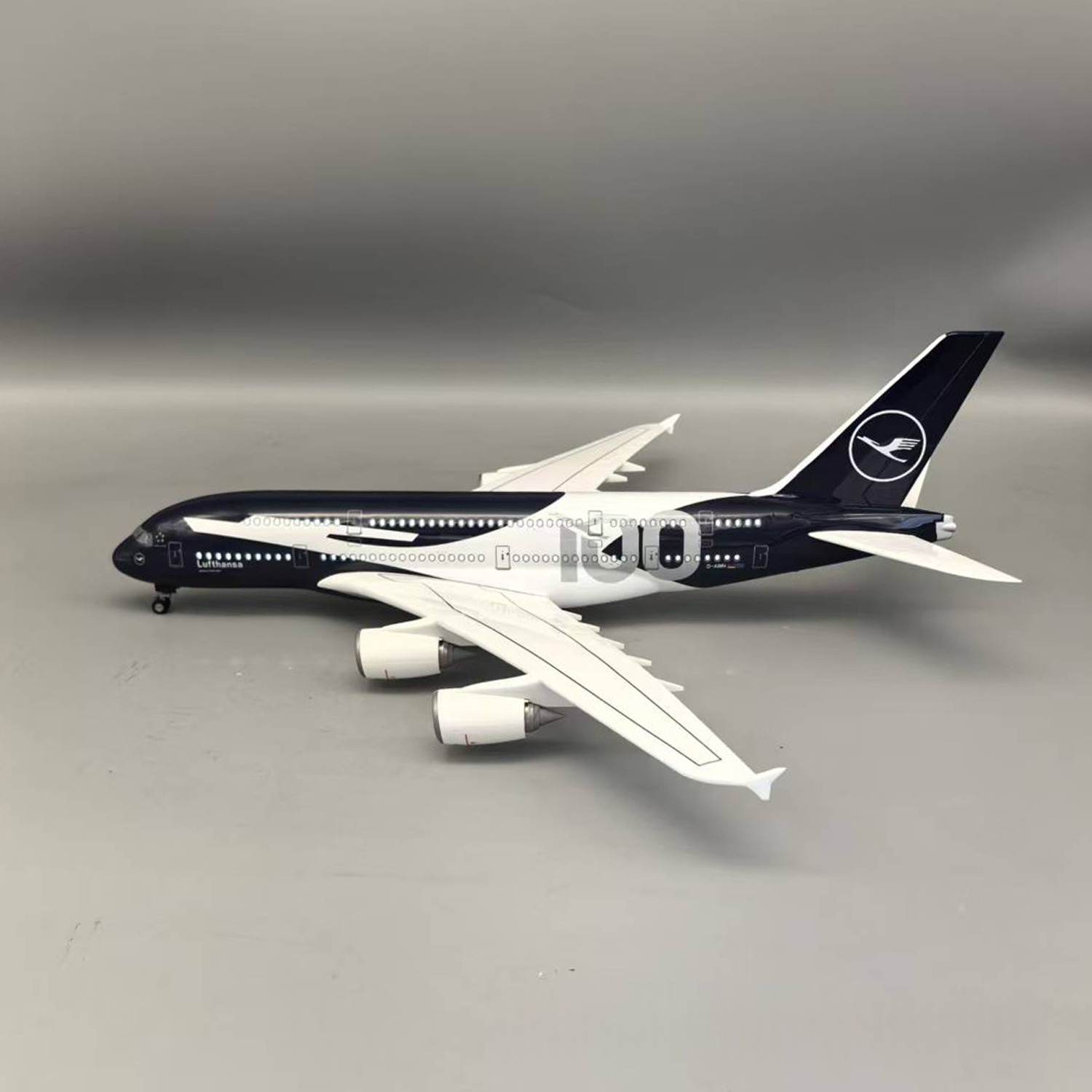 New 45cm Lufthansa A380 100 Ye - Model Kit Airplane ulasan dan harga