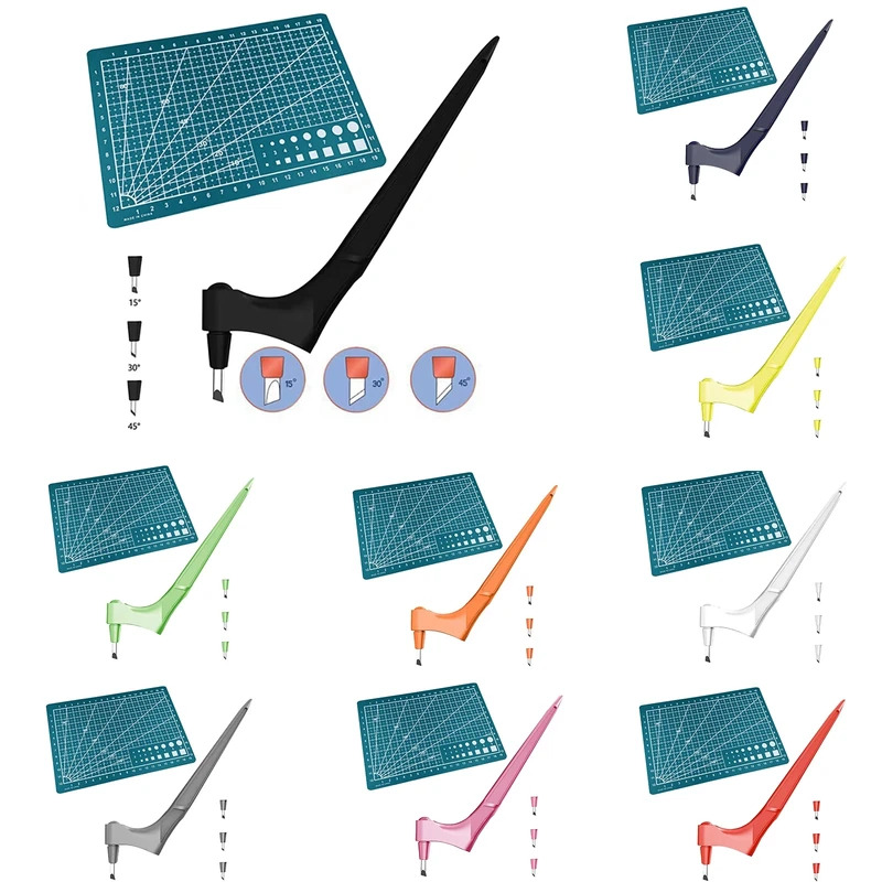 1/2/4/6set 360˚ Rotating Paper - Hobby Knife Blade ulasan dan harga