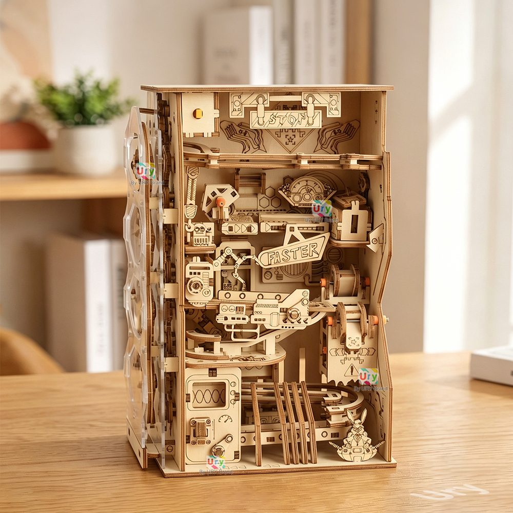 Ury 3D Wooden Puzzle Electric  - Model Kit Runner ulasan dan harga
