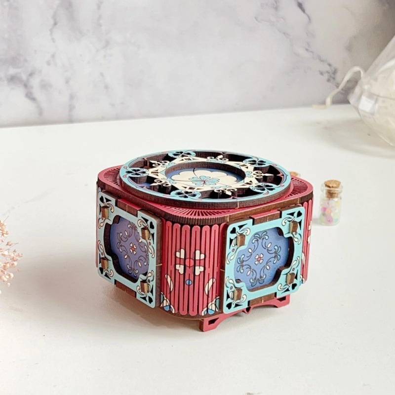 3D Wooden Puzzle Jewelry Music - Model Kit Glue ulasan dan harga