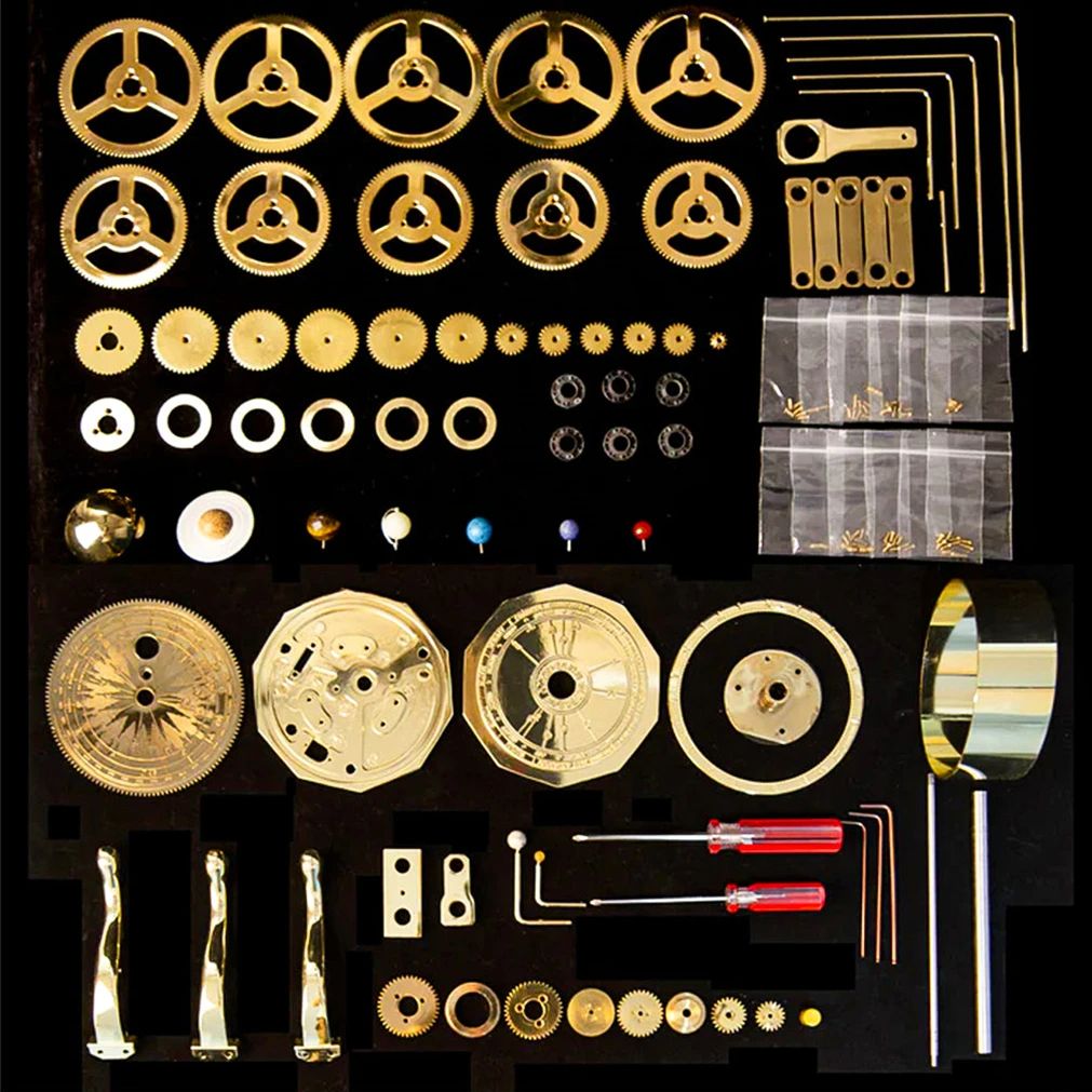 200Pcs DIY 3D Metal Orrery Sol - Model Kit Mecha ulasan dan harga