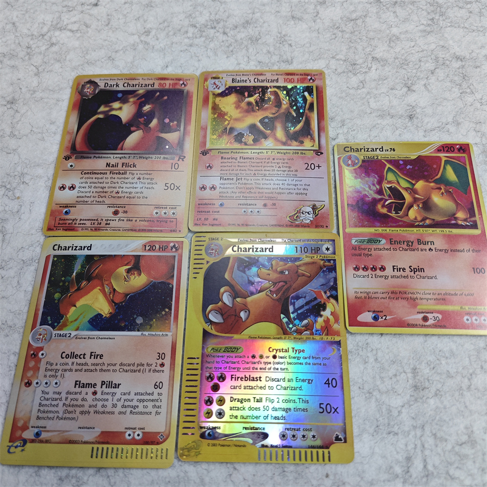 PTCG Charizard Cards Shining L - Model Kit Plastic ulasan dan harga
