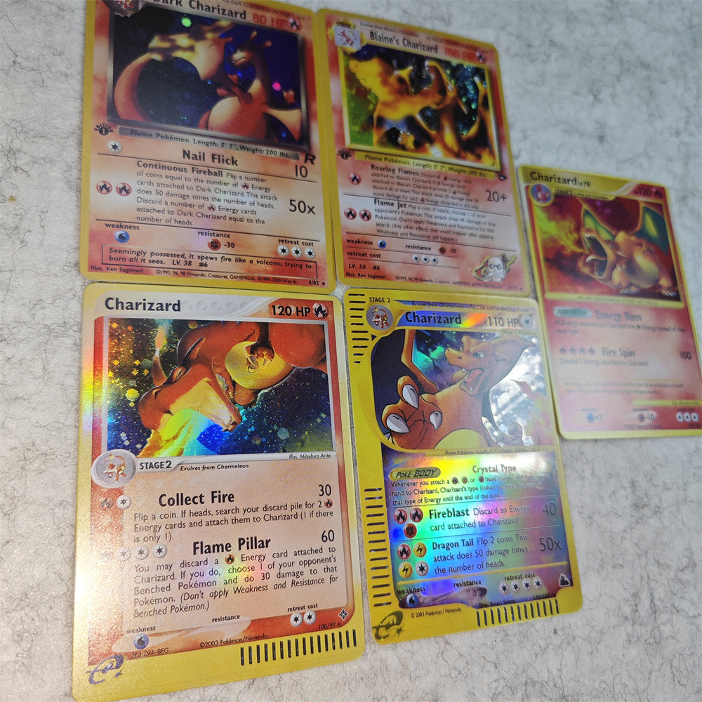 PTCG Charizard Cards Shining L - Model Kit Plastic ulasan dan harga