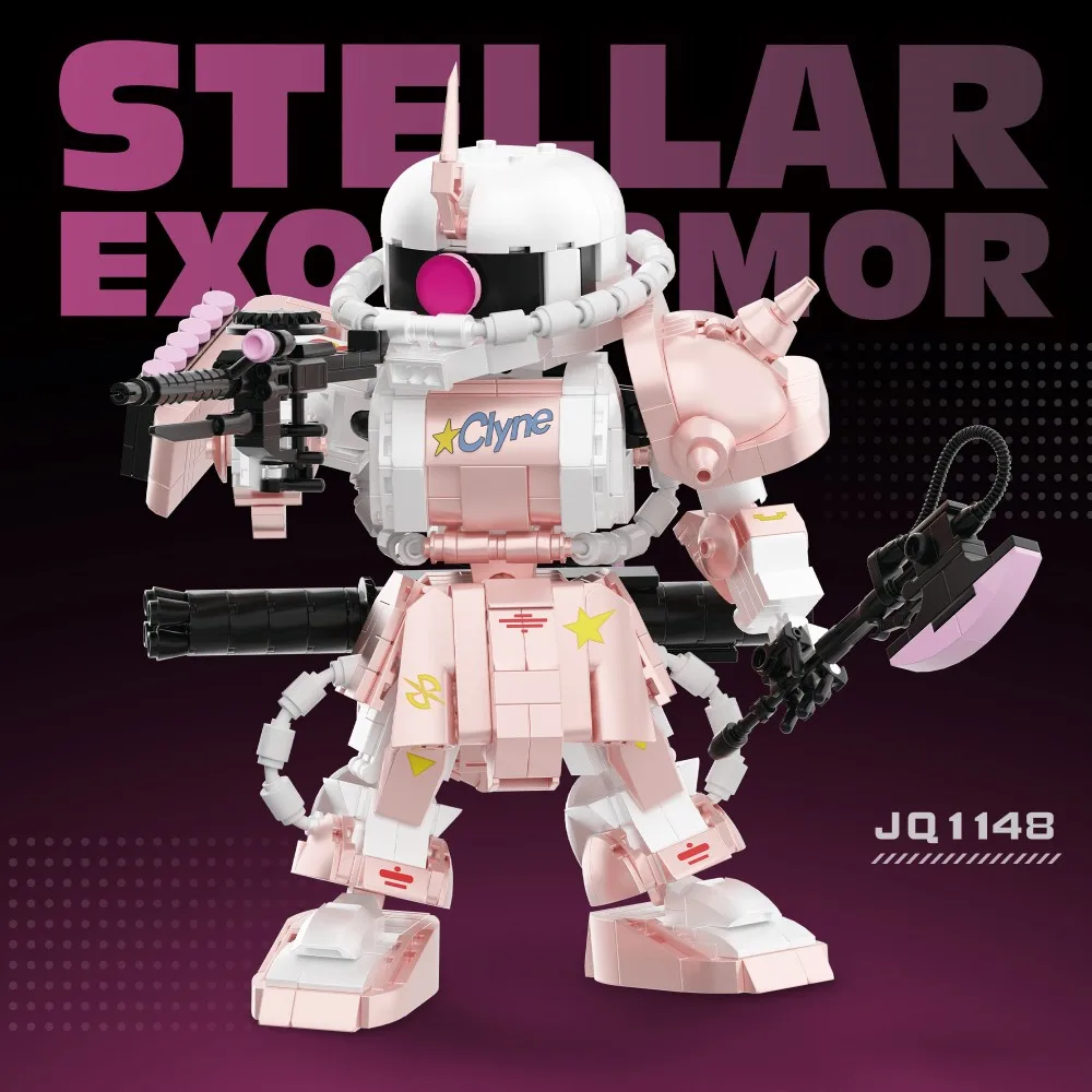 892PCS Pink Zaku Mecha Buildin - Model Kit Gundam Wing ulasan dan harga