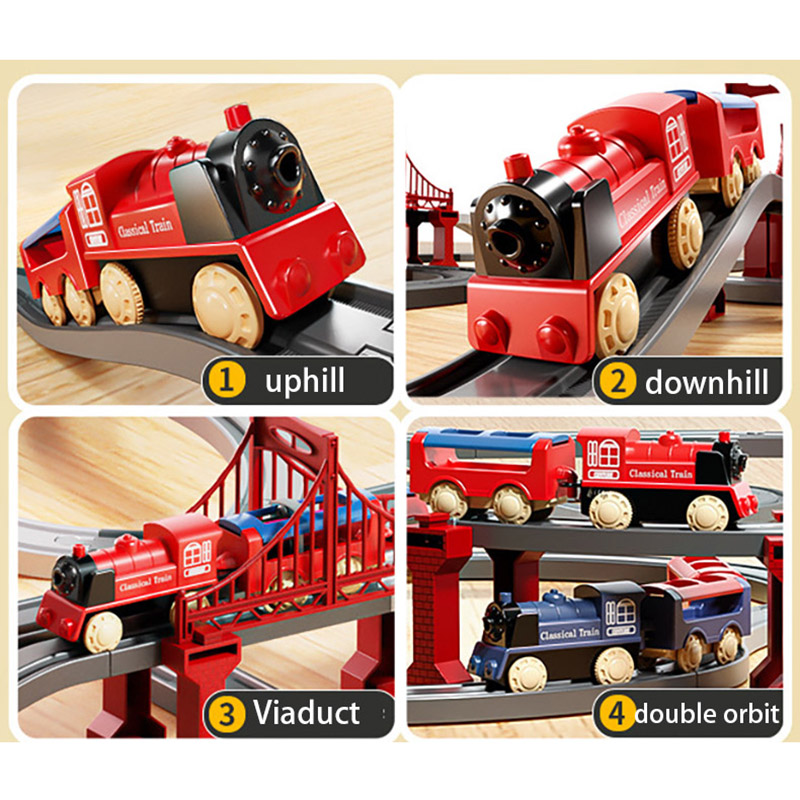 44Pcs/set Electric Train Track - Model Kit Runner ulasan dan harga