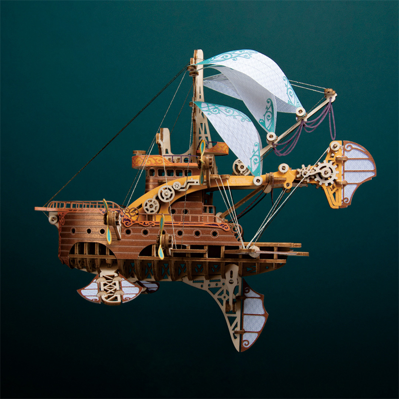 DIY 3D Wooden Puzzle Fantastic - Model Kit Glue ulasan dan harga
