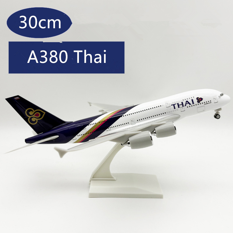 1/240 Scale Thai A380 Airplane - Model Kit Airplane ulasan dan harga