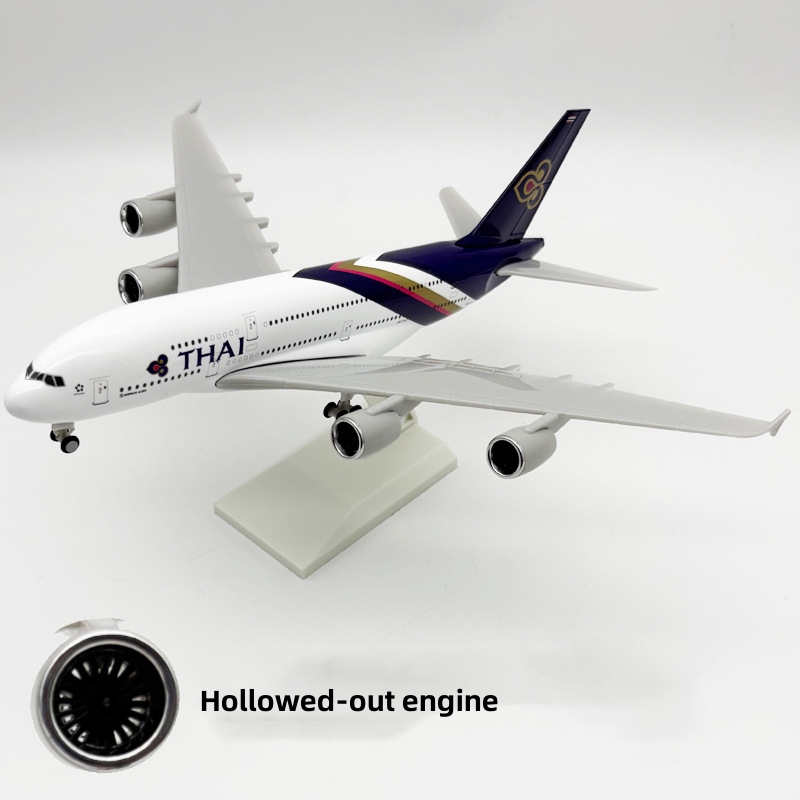 1/240 Scale Thai A380 Airplane - Model Kit Airplane ulasan dan harga
