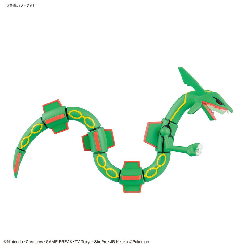 In Stock Bandai Genuine Pokemo - Model Kit Rayquaza ulasan dan harga