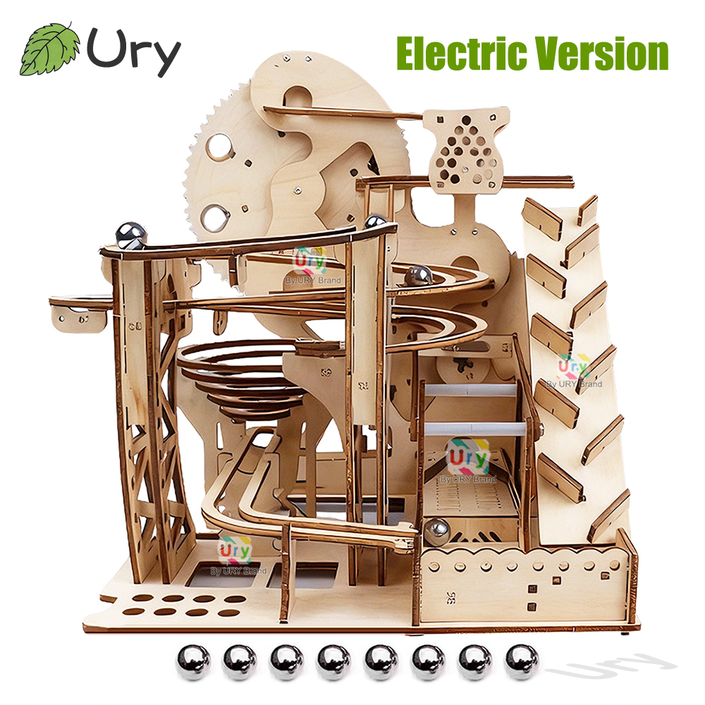 Ury 3D Wooden Puzzle Marble Ru - Model Kit Runner ulasan dan harga