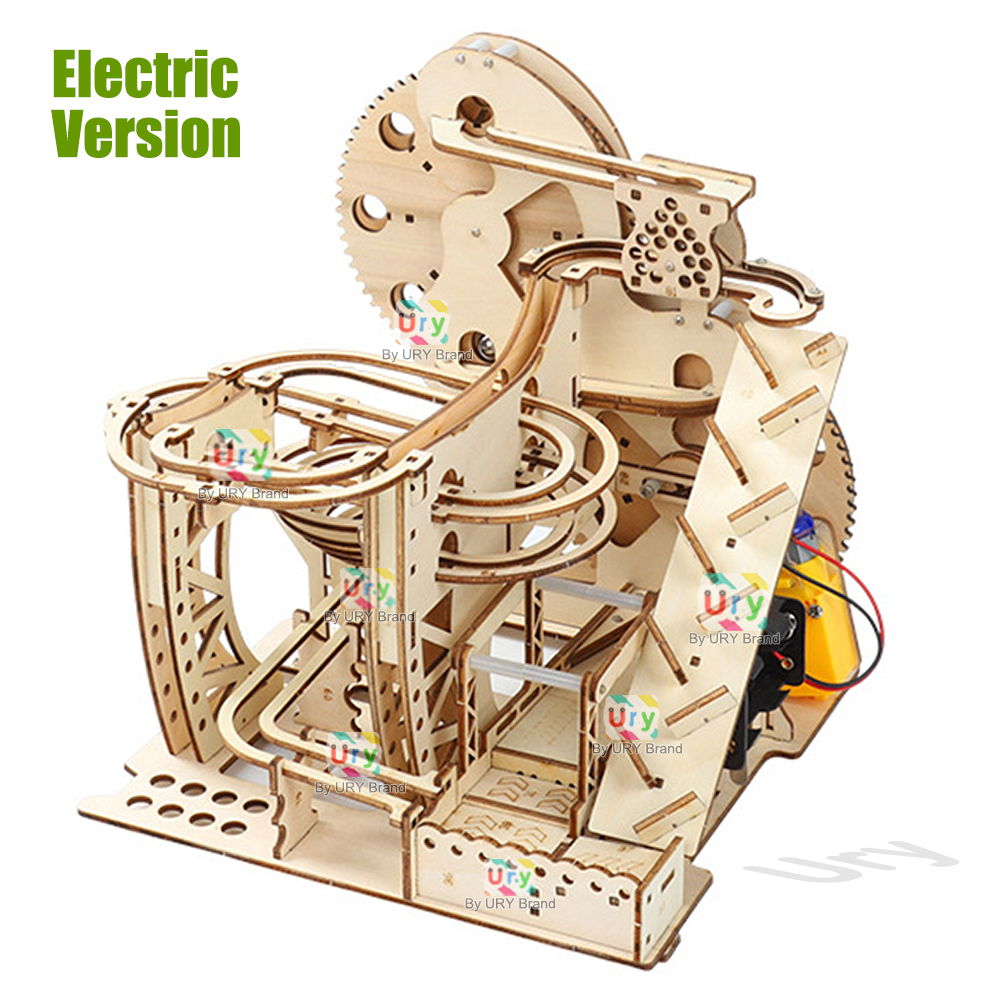 Ury 3D Wooden Puzzle Marble Ru - Model Kit Runner ulasan dan harga
