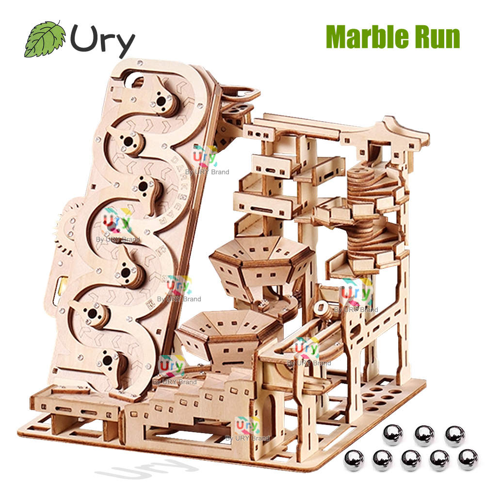 Ury 3D Wooden Puzzle Electric  - Model Kit Runner ulasan dan harga