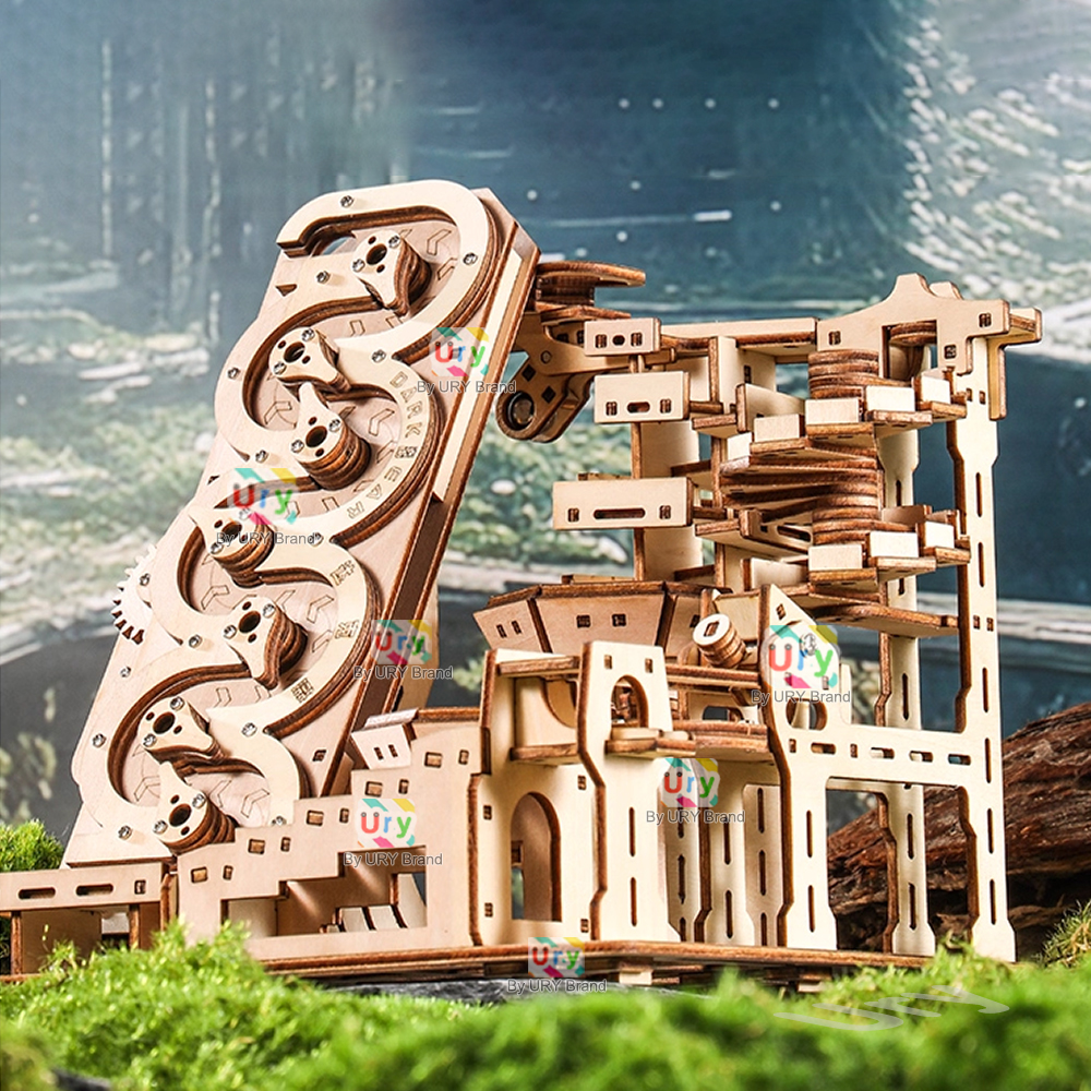 Ury 3D Wooden Puzzle Electric  - Model Kit Runner ulasan dan harga
