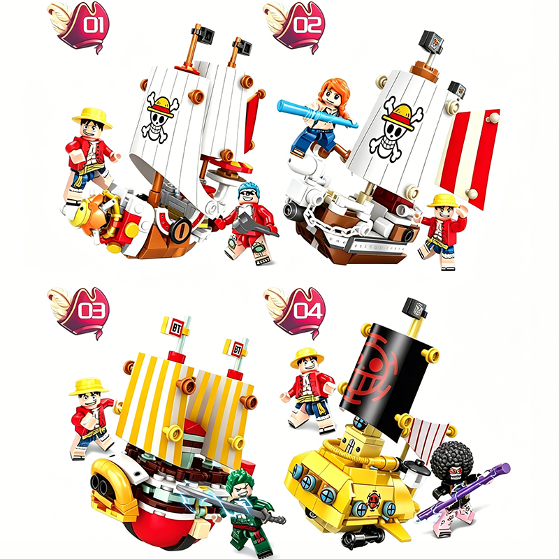 One Piece Thousand Sunny Going - Model Kit One Piece Going Merry ulasan dan harga