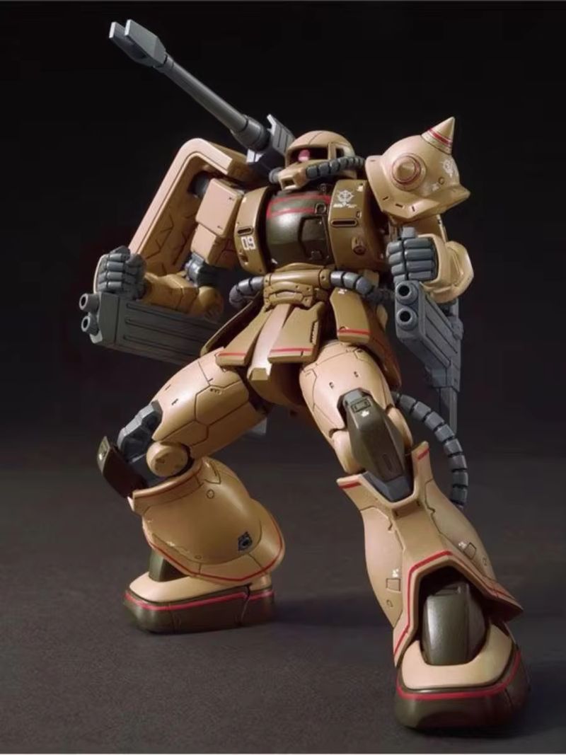 Hg 1/144 Gto Ms-06c-6/R6 Zaku  - Model Kit Gundam Wing ulasan dan harga