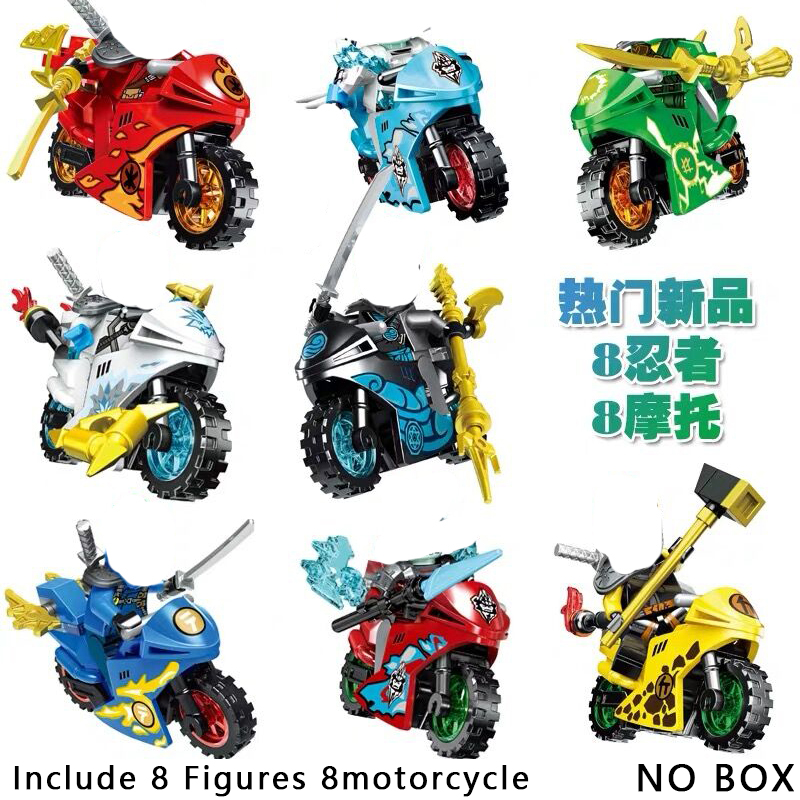 Ninja Figures Motorcycle Build - Model Kit Motor Nuclear ulasan dan harga