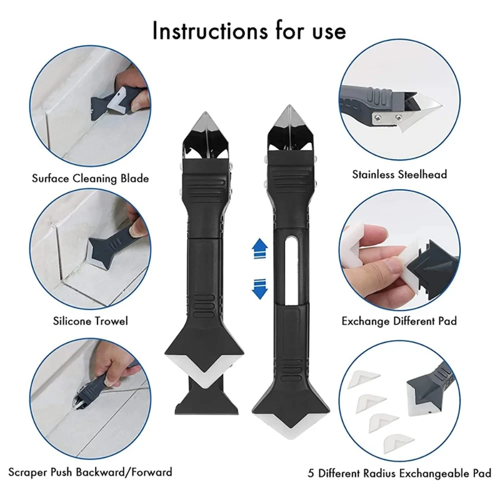 5-in-1 metal head scraping too - Seam Scraper Tool ulasan dan harga