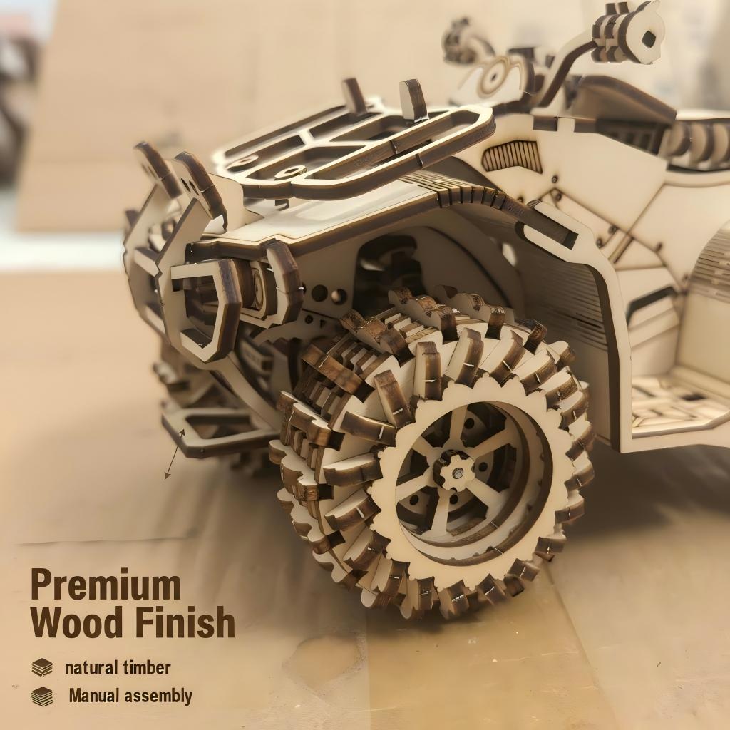 OUZEY DIY Sand & Beach Vehicle - Model Kit Motor Nuclear ulasan dan harga