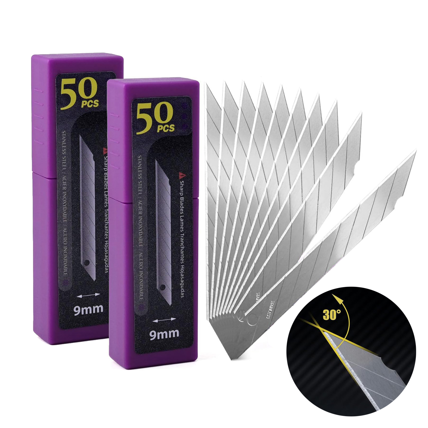 FOSHIO Stainless Steel Replace - Hobby Knife Blade ulasan dan harga