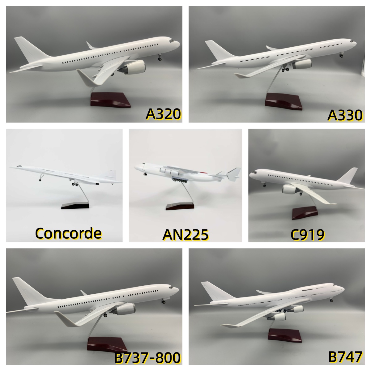 47CM Blank White DIY Airplane  - Model Kit Airplane ulasan dan harga