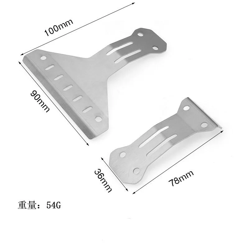 Stainless Steel Front and Rear - Model Kit Tamiya ulasan dan harga