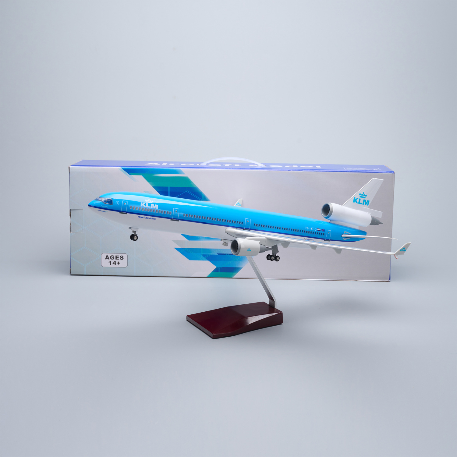 47cm 1/130 Scale Airplanes KLM - Model Kit Plane ulasan dan harga