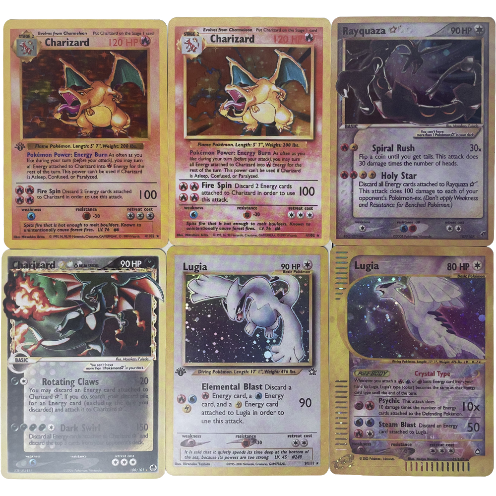 6Pcs/set DIY PTCG Collection C - Model Kit Lugia ulasan dan harga