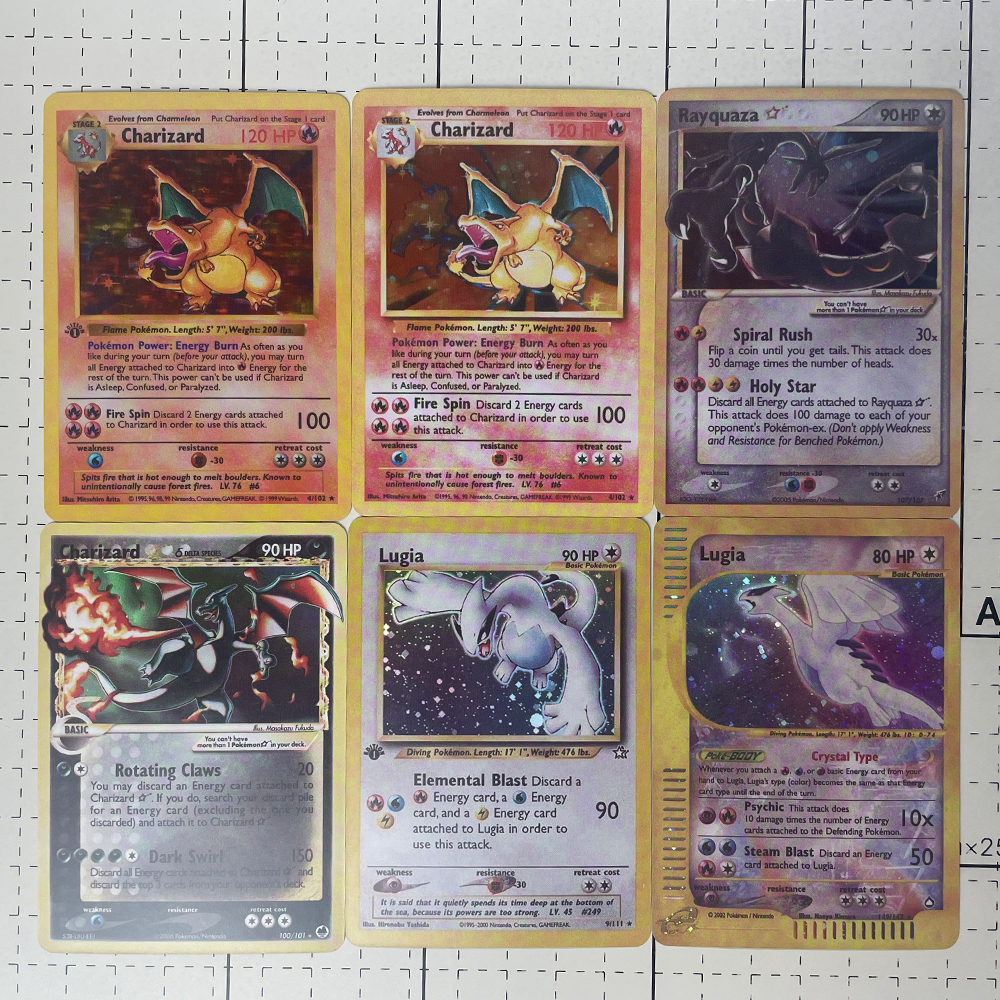 6Pcs/set DIY PTCG Collection C - Model Kit Lugia ulasan dan harga